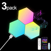 Hexagon Wall Lights RGB Panel Xtra Size