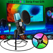 Gaming USB PC RGB Microphone YANMAI SF-666R