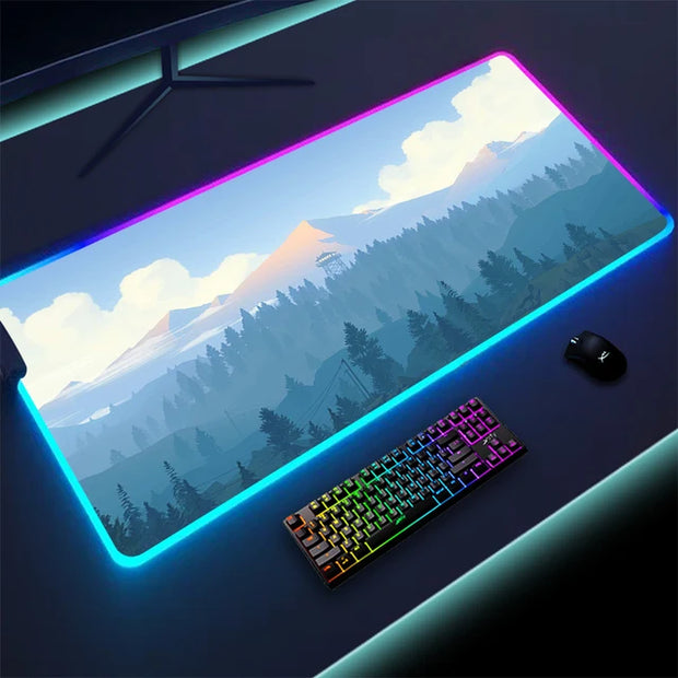 LED Lighted Mouse Pad